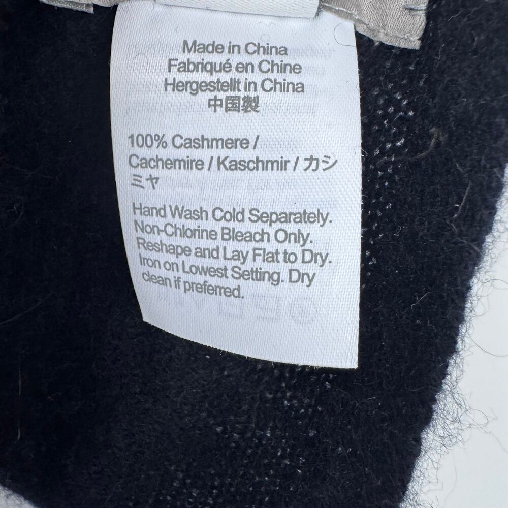 J.Crew Women's Black Oversized Cashemere Wrap NWOT - Picture 9 of 13